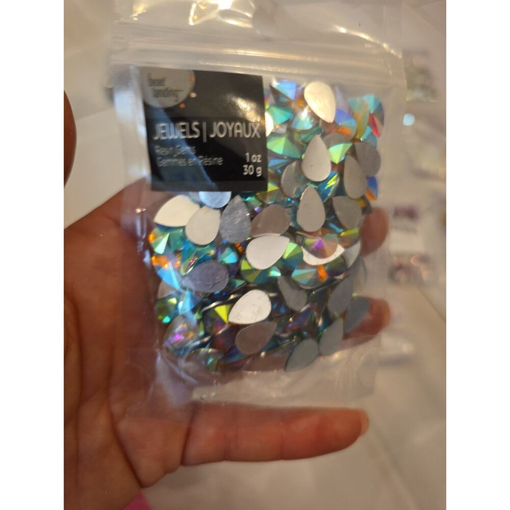 Hotfix And Hotfix Rhinestone Needlework Strass Lot Of 17 - Picture 11 of 16